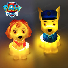 Paw Patrol Cartoon Night Light Chase Skye Dog Shape Soft LED Light