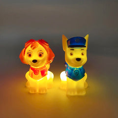 Paw Patrol Cartoon Night Light Chase Skye Dog Shape Soft LED Light