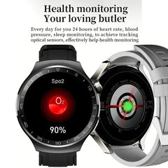 Smart Watch Men 390*390 HD Screen Heart Rate Bluetooth Calls IP67 Waterproof Sport Smart Watch