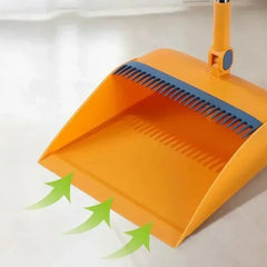 Household folding broom broom dustpan set Soft brush whisk broom