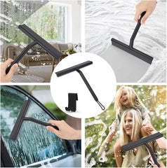 Glass Doors Silicone Squeegee with Hook Bathroom Shower Mirrors Tiles