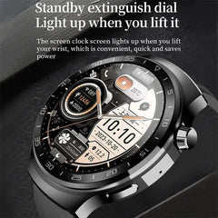 Smart Watch Men 390*390 HD Screen Heart Rate Bluetooth Calls IP67 Waterproof Sport Smart Watch