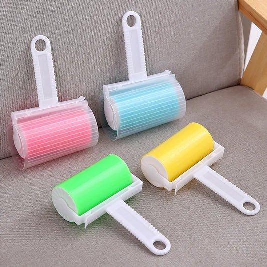 Washable Clothes Hair Sticky Roller Reusable Portable Home Cleanner