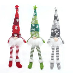 Christmas Faceless Doll Gnome Ornaments LED Light