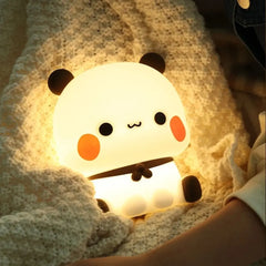 Home Decor USB Rechargeable Led Night Cartoon Dimming Lamp Kids Room