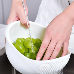 Silicone Colander Rice Bowl Drain Basket