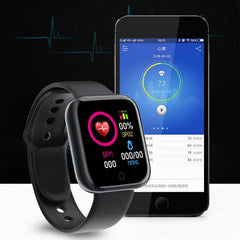 Men Women Bluetooth Connected Phone Music Fitness Sports Bracelet Sleep Monitor Y68 Smartwatch