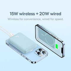 Power Bank 10000mAh Mini Magnetic Wireless Fast Charge