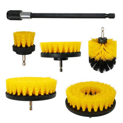 Electric Scrubber Brush Drill Brush Kit, Plastic Round Cleaning Brush