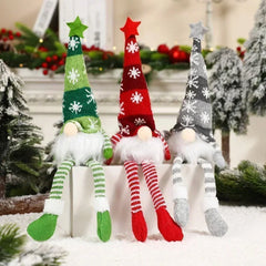 Christmas Faceless Doll Gnome Ornaments LED Light