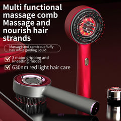 Electric Vibration Massage Comb Red Light Therapy  Massage Scalp Brush