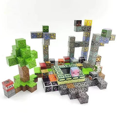 75 style my world building blocks mini-assembly diagram magnetic