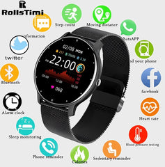 Men Bluetooth Call 24H Heart Rate Monitor Women Sports Fitness IP67 Waterproof Smart Watch