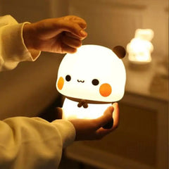 Home Decor USB Rechargeable Led Night Cartoon Dimming Lamp Kids Room