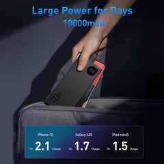 10000mAh with 22.5W PD Fast Charging Power bank Portable Battery Charger For iPhone