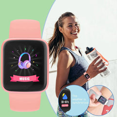 Men Women Bluetooth Connected Phone Music Fitness Sports Bracelet Sleep Monitor Y68 Smartwatch