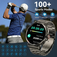 Smart Watch Men 1.85-Inch HD AMOLED Screen 710 Mah Battery Sport Bluetooth Call Smartwatch