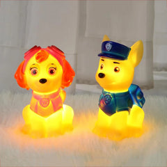 Paw Patrol Cartoon Night Light Chase Skye Dog Shape Soft LED Light