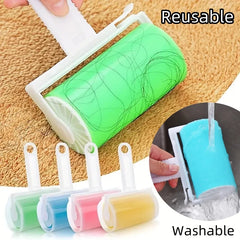 Washable Clothes Hair Sticky Roller Reusable Portable Home Cleanner