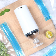 Electric Handheld Vacuum Sealer Pump Reusable Vacuum Food Storage Zipper